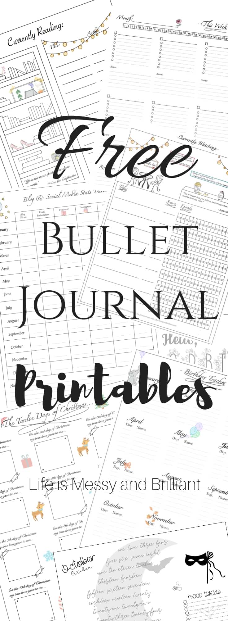 Free Printable Bullet Journal Pages Pdf Free Download